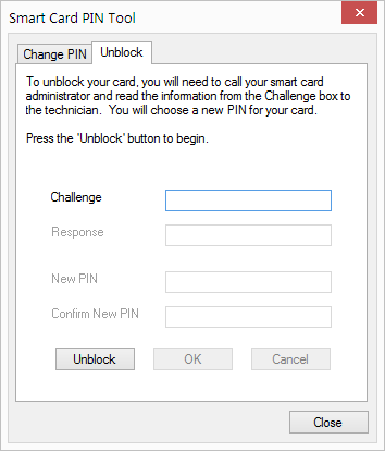 Microsoft PIN Tool running on Windows 7.