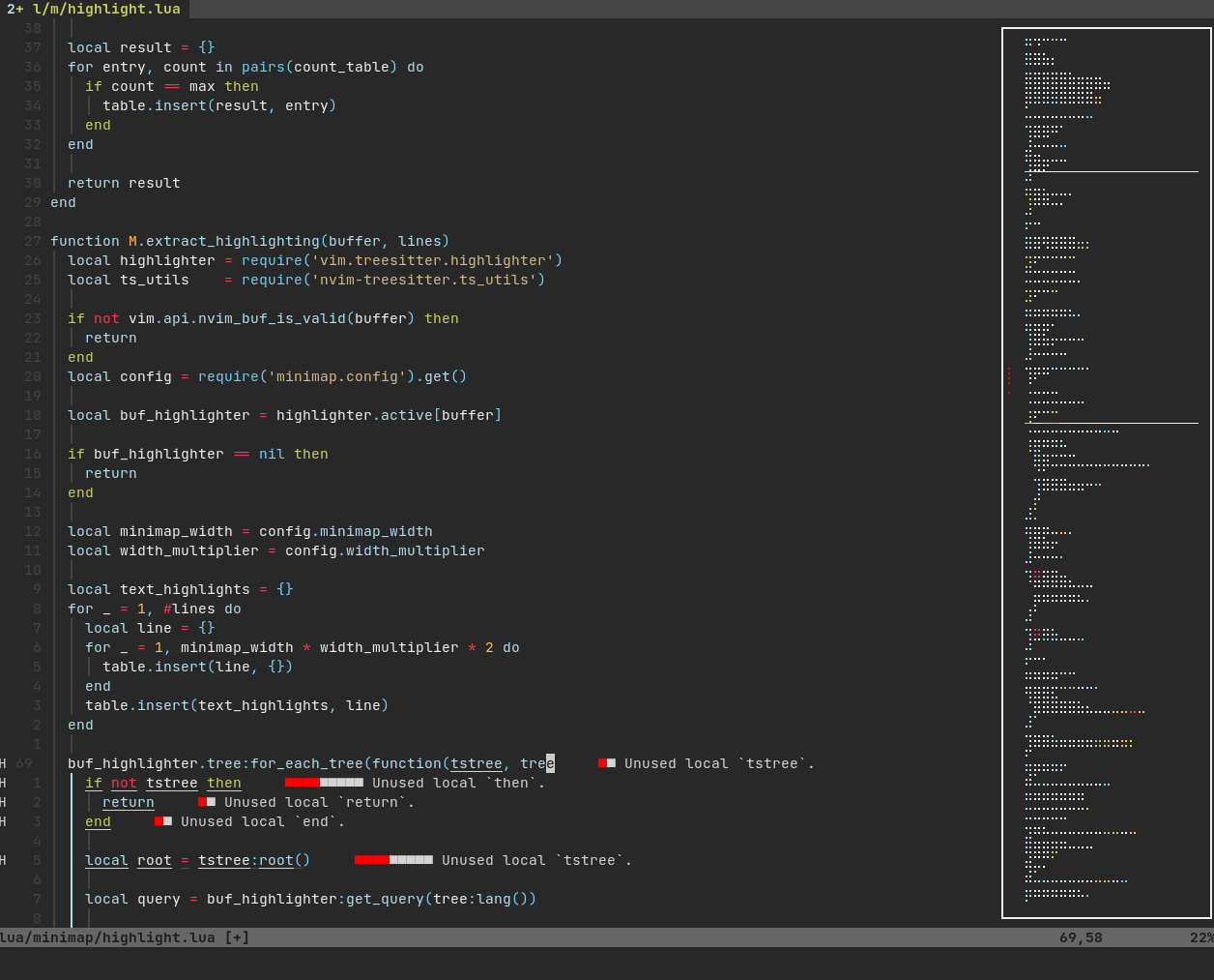 Codewindow in action