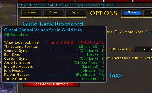 Guild Info Control Tags