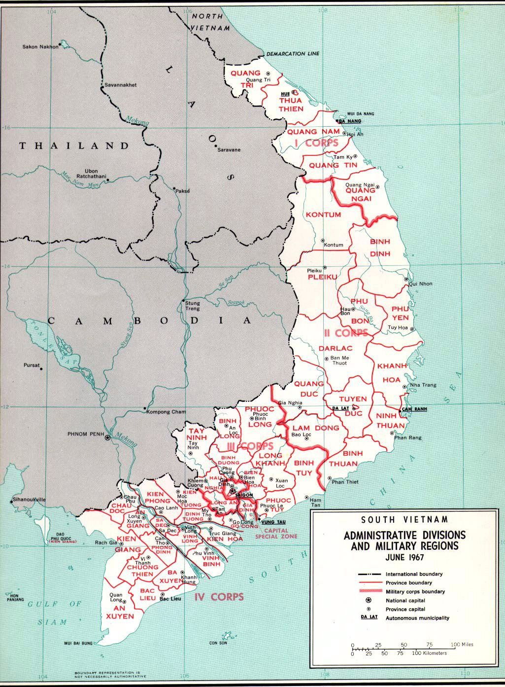 South Vietnam Map