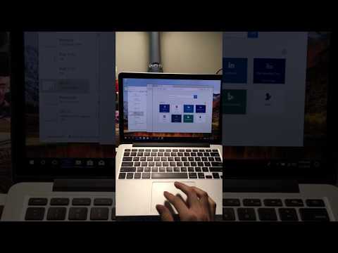 Preview of Windows Precision Touchpad for MacBook Pro