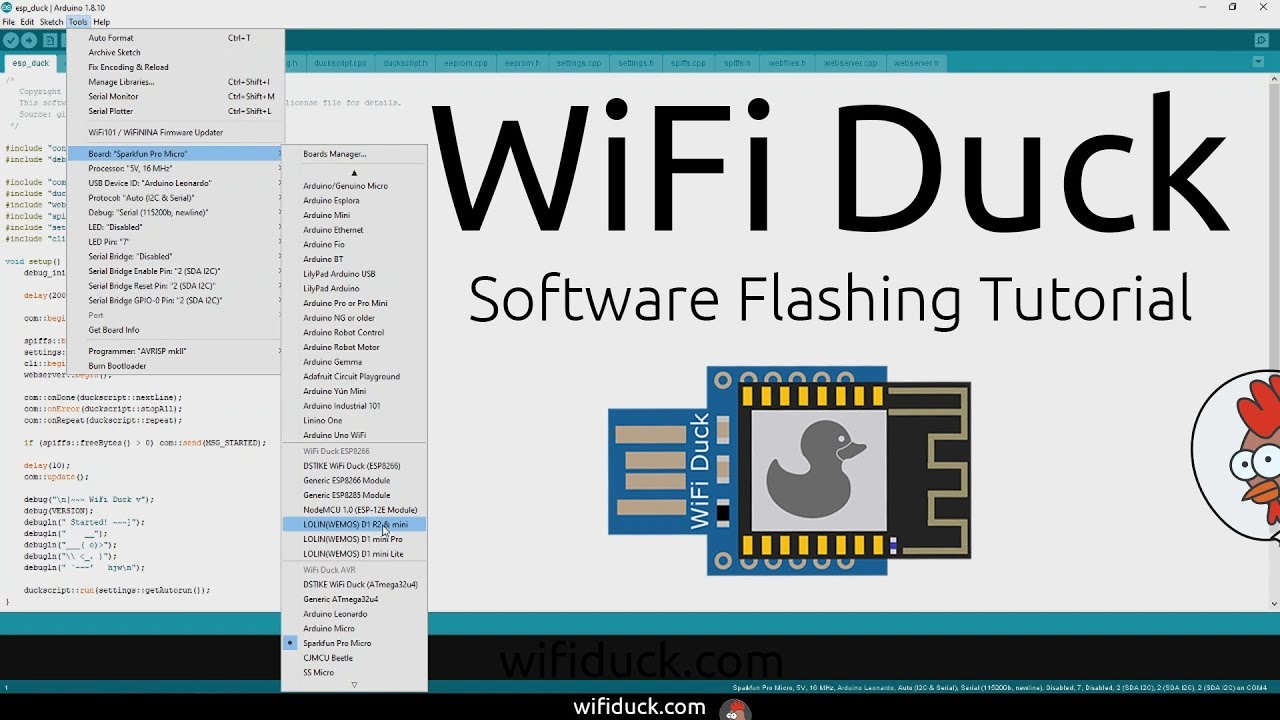 WiFi Duck Hardware Tutorial Video Thumbnail