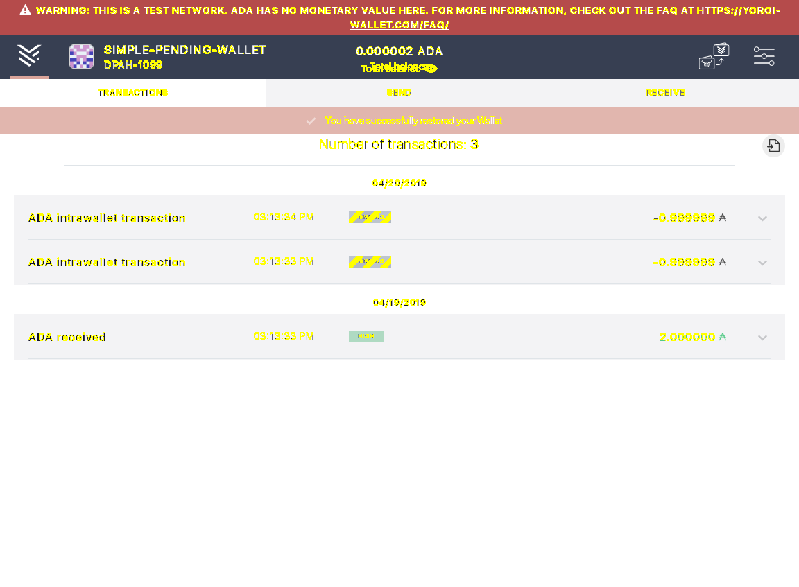 Open the tx history of a simple wallet IT102/6_15-I should see transactions.png