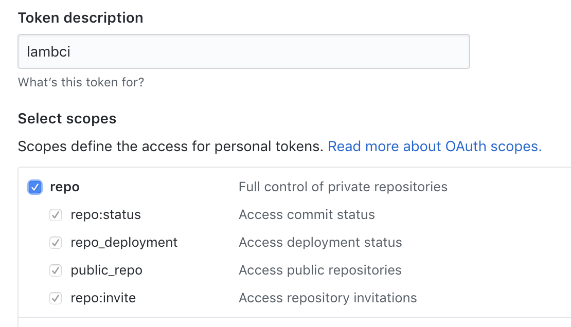 Private GitHub access