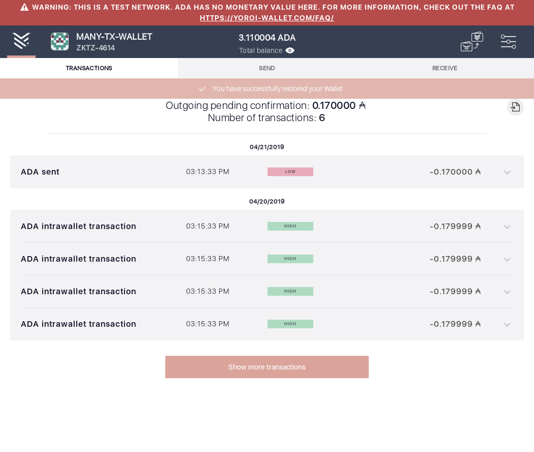 Check content of successful transaction IT56/3_23-I see the transactions summary.png