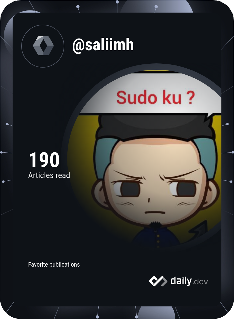 SalimH's Dev Card