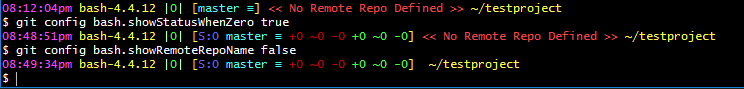 git config base settings