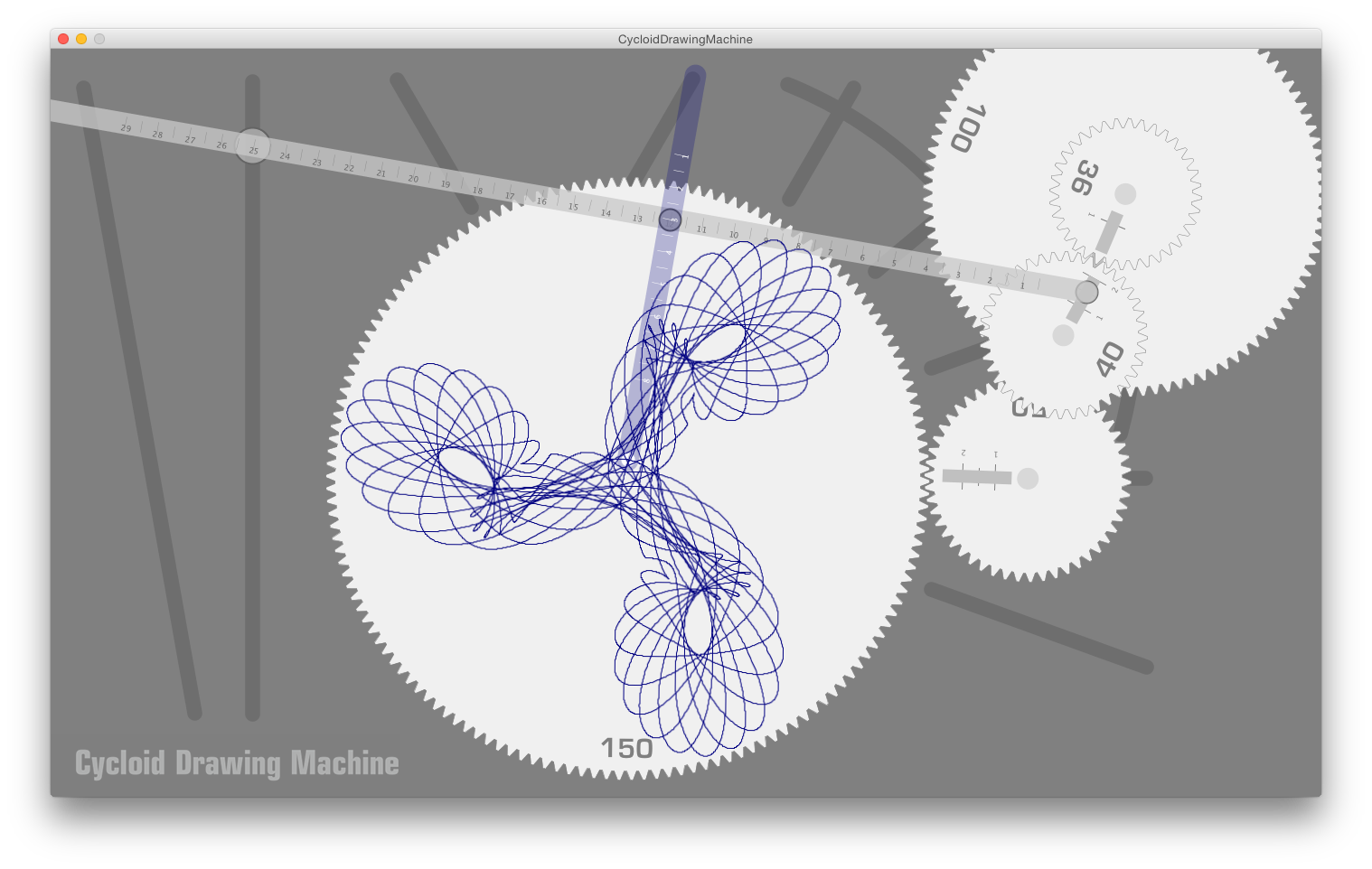 Cycloid Drawing Machine