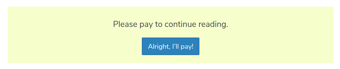 Custom pay form example