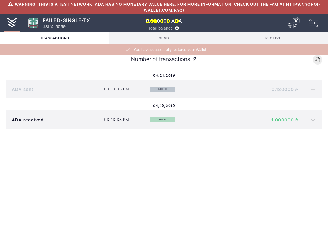 Check content of failed transaction IT58/3_35-I see the transactions summary.png