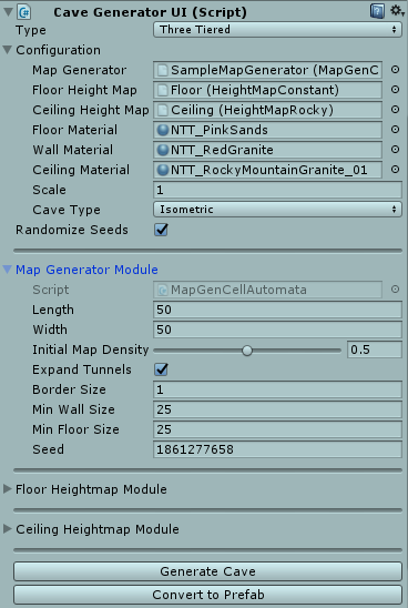 CaveGeneratorUI's inspector