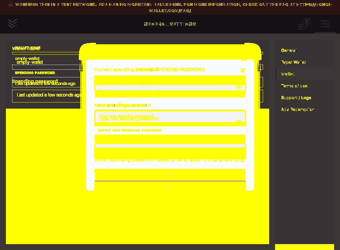 Password should be casesensitive Wallet password changing IT91/6_73-I should see the wallet password dialog.png