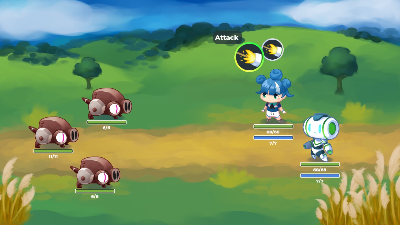 Combat system screenshot