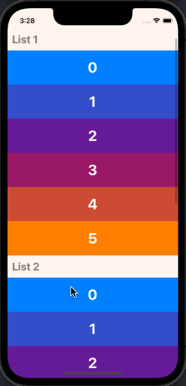 Nested DraggableFlatList demo