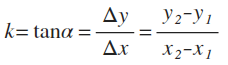 求线段斜率