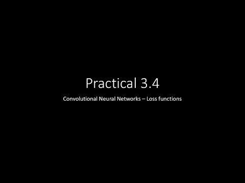 Practical 3.4 - CNN loss