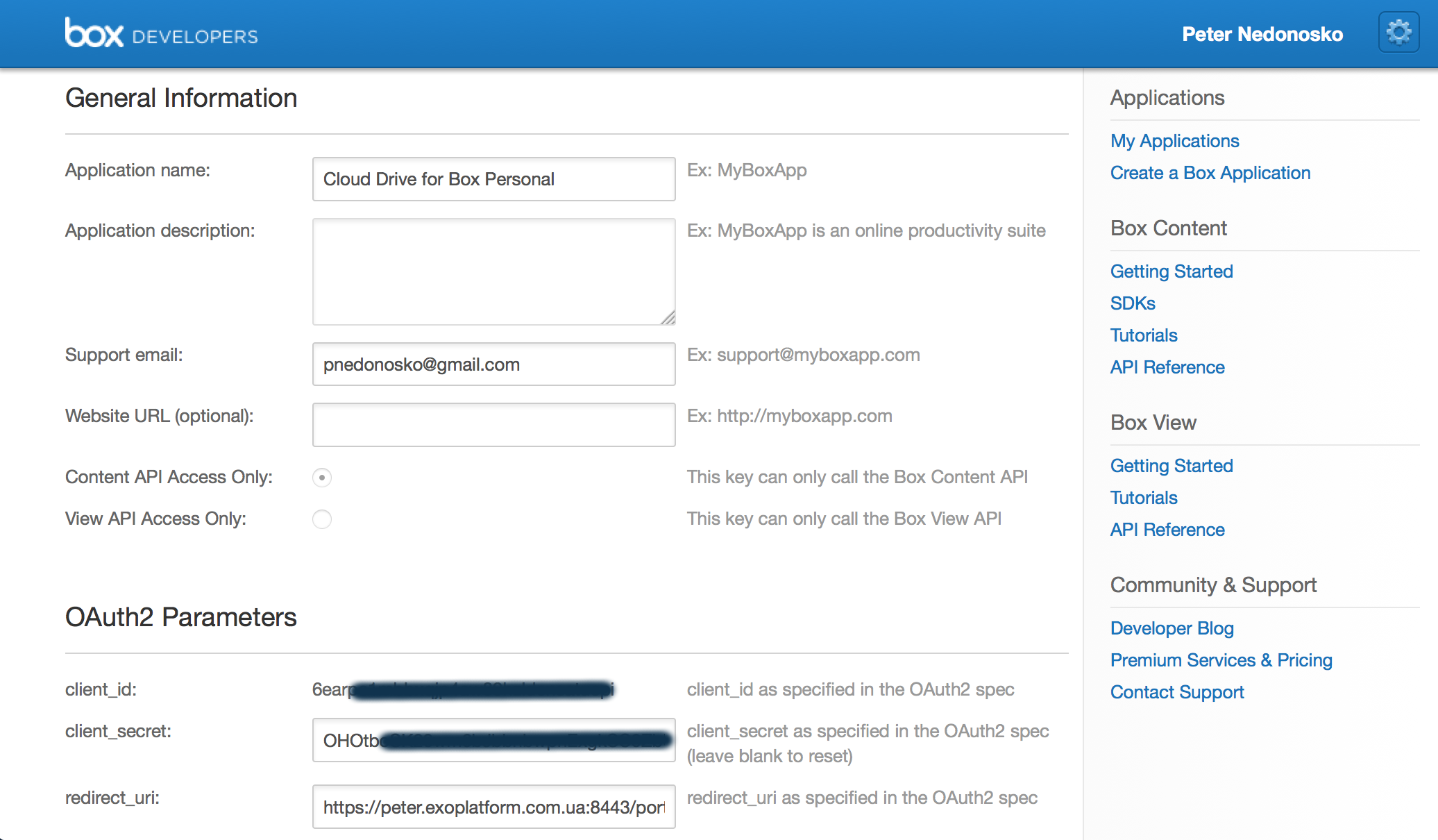 Box API Access