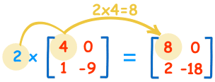 Matrices multiplication be a constant