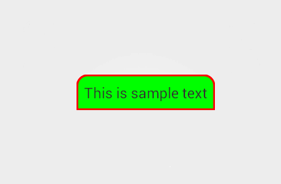 BorderedTextView rounded