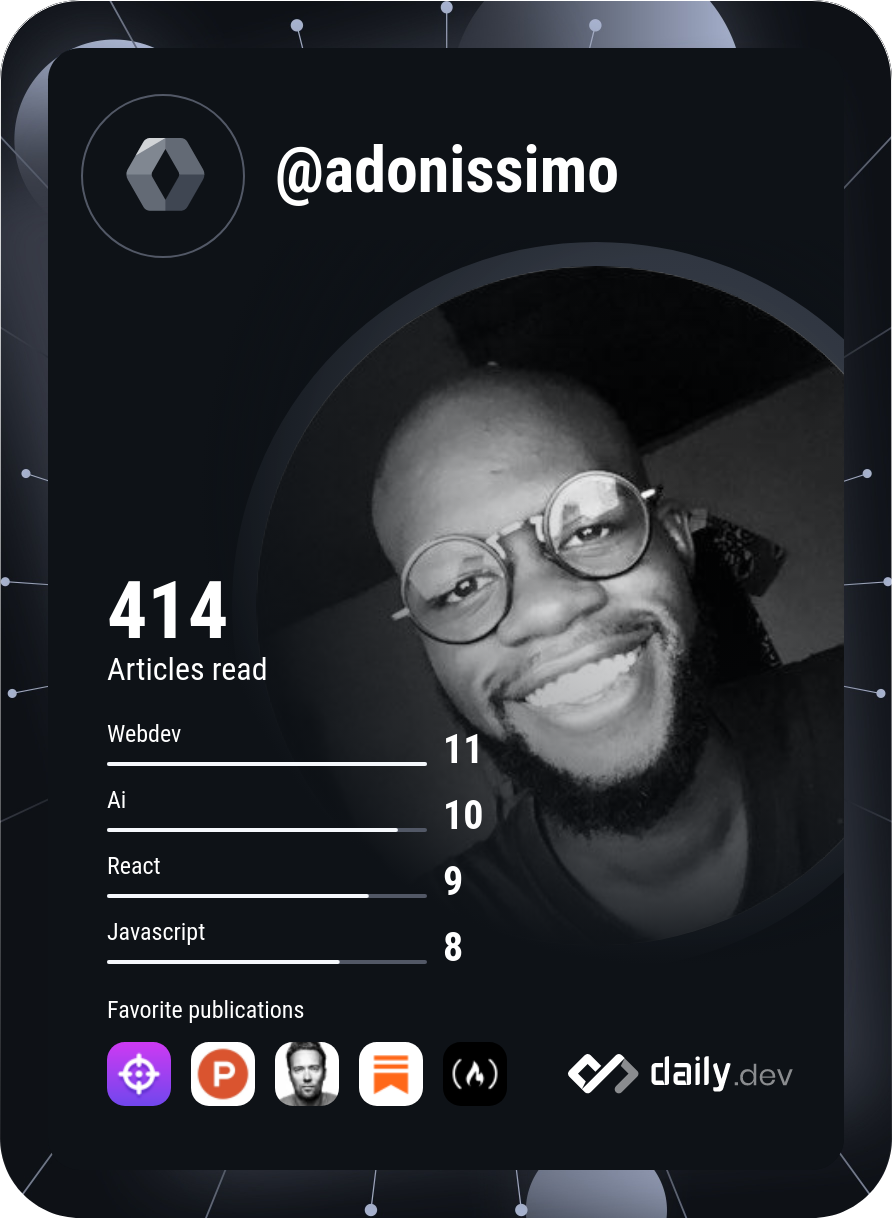 adonis simo's Dev Card