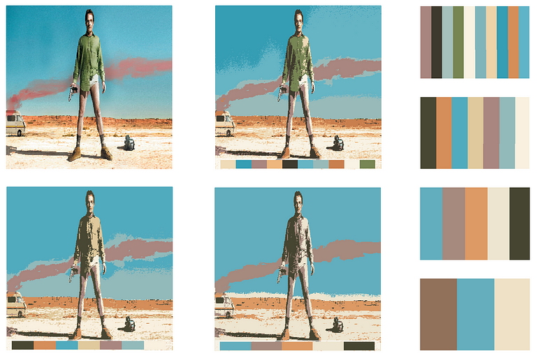 breaking bad color palettes