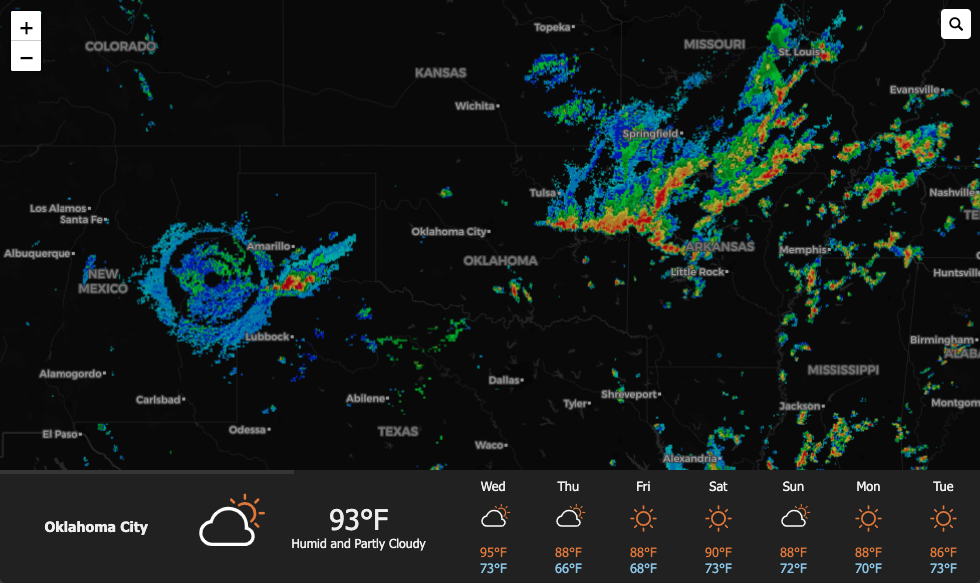 image of weather monitor