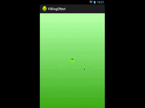 Filling effect example