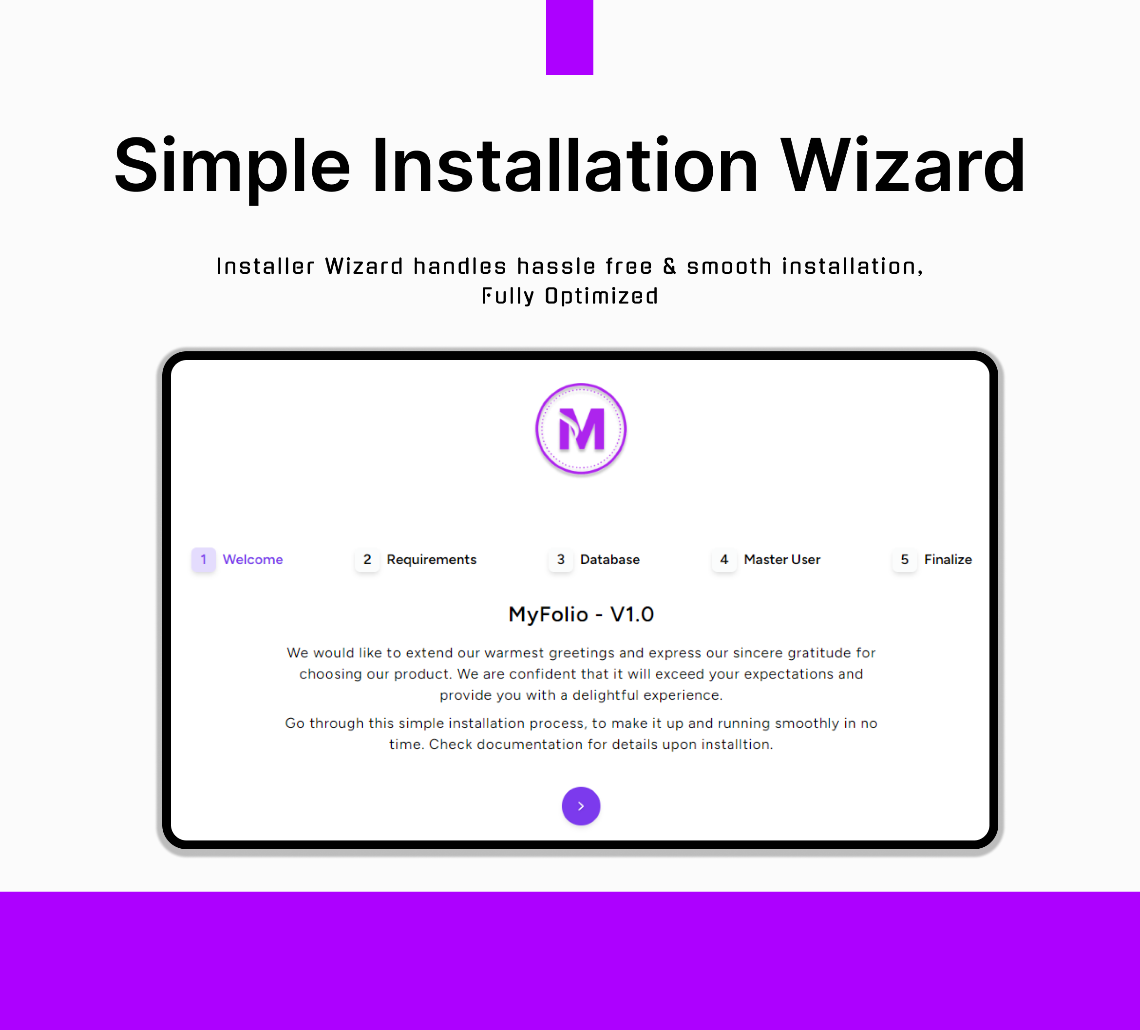 Simple Installation Wizard