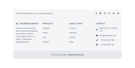 Tailwind CSS Tables