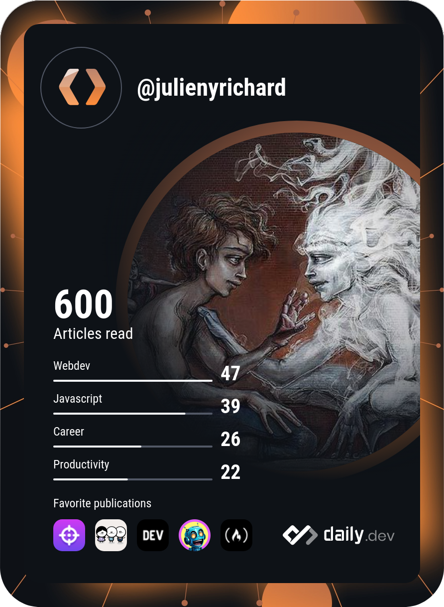 Julien Richard's Dev Card