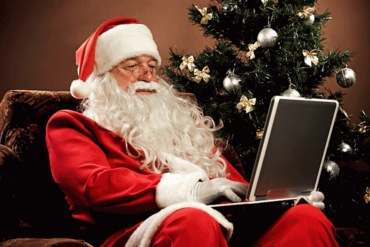 Santa Clause Laptop