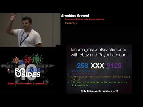 Tool presentation at Bsides Las Vegas 2019