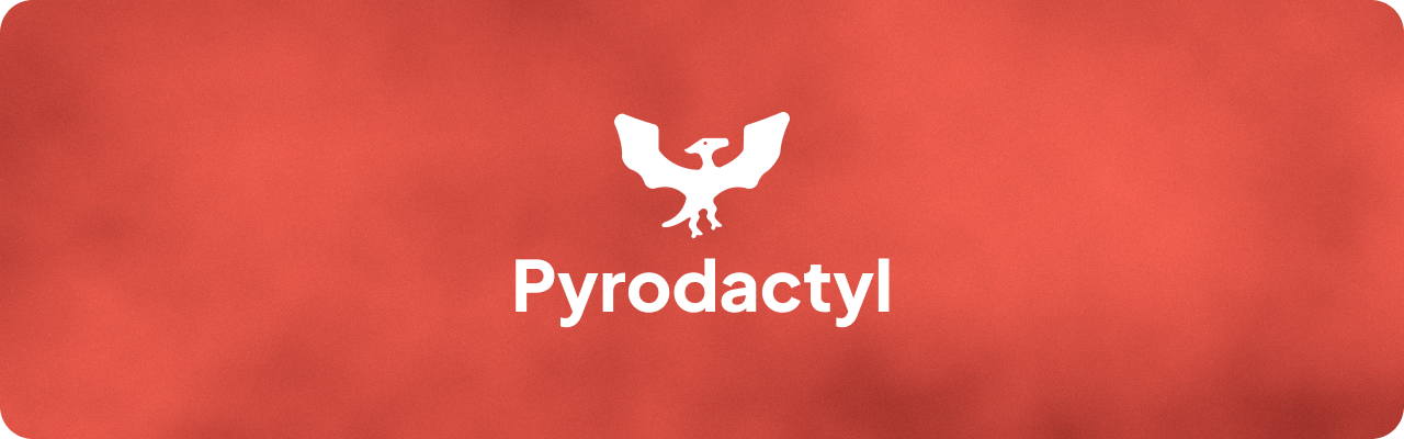 Banner with Pyrodactyl Logo