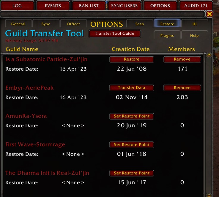 Easier Guild Transfer - Keep your GRM Data!