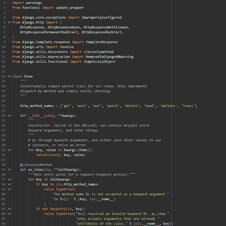 Python syntax highlighting (courtesy of Django project)