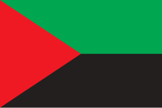 Martinique rouge-vert-noir