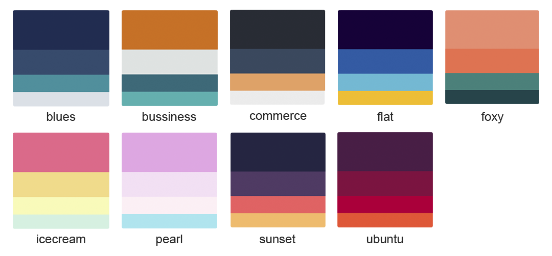 palettes