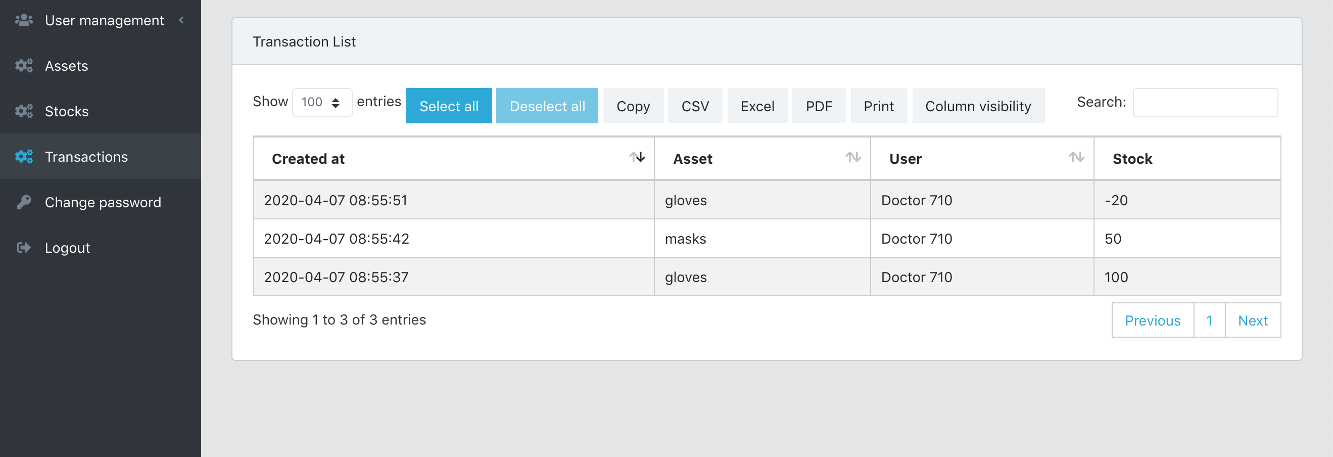 Laravel Stock Management 03