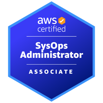 AWS SysOps Administrator Associate badge