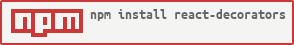 npm/react-decorators