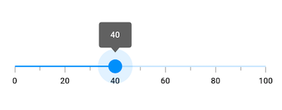 horizontal slider