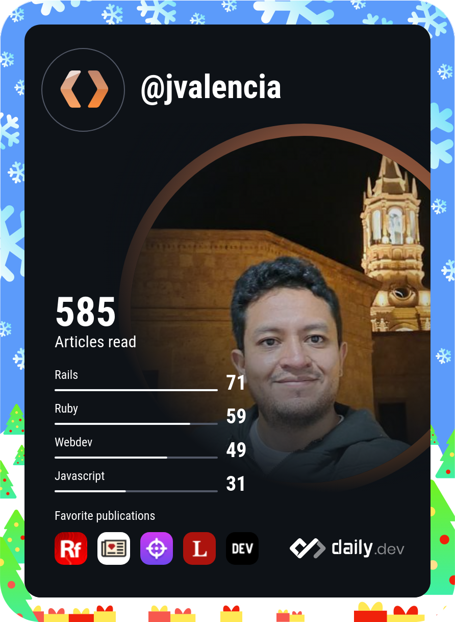 Jose Valencia's Dev Card