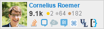 profile for Cornelius Roemer on Stack Exchange, a network of free, community-driven Q&A sites