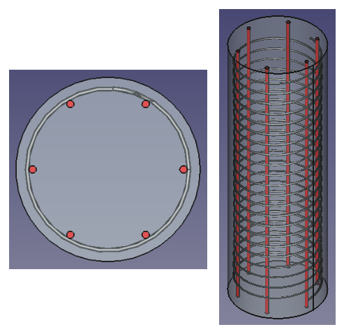 Circular Column Reinforcement example