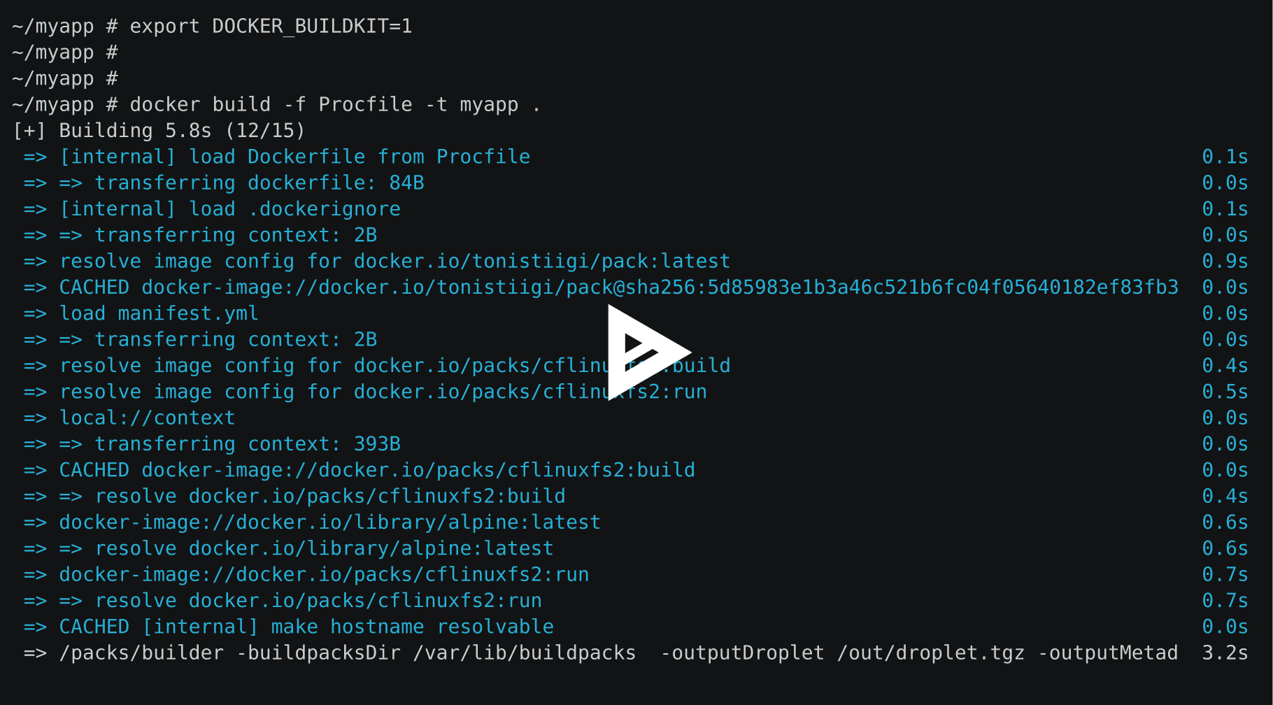 asciicinema example