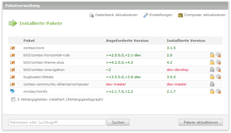 Back end module