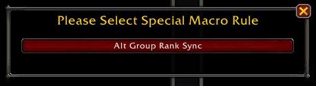 Special Rule Selection