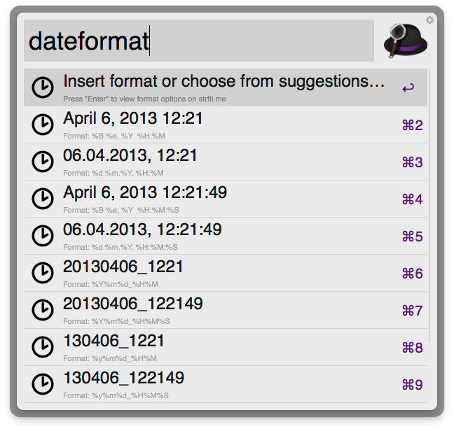 Date Calculator in Alfred