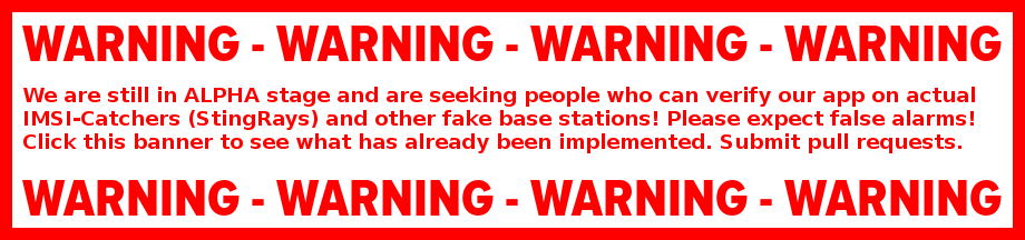 Warning