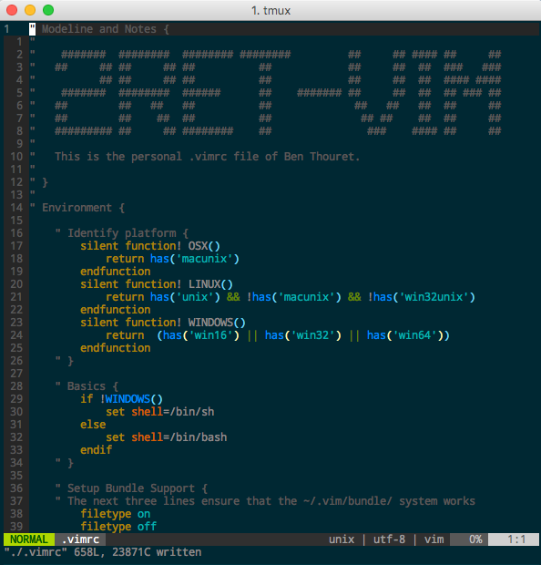 2ret-vim vimrc image